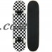 PRO Skateboard Complete Pre-Built CHECKER PATTERN 7.75 in Black/White   